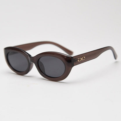 Vintage Cat Eye Polarized Small Frame Sunglasses