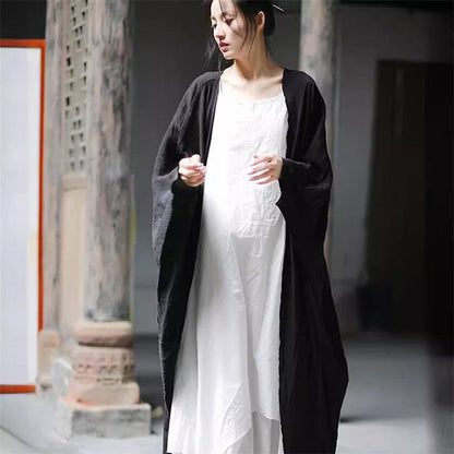 Loose-Fit Solid Color Sun Protection Cardigan