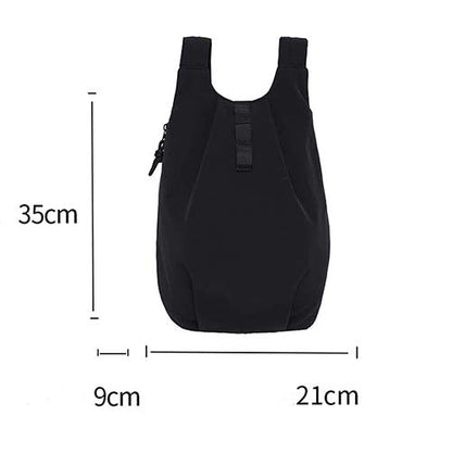 Solid Color Portable Simple Backpack
