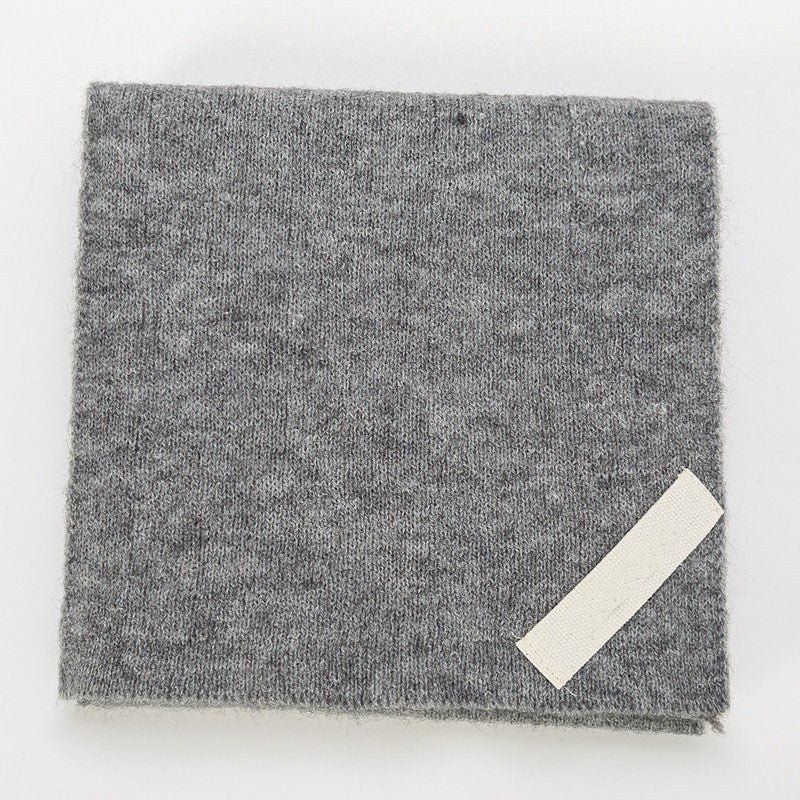 Solid Color Imitation Cashmere Warm Perforated Crossed Scarf