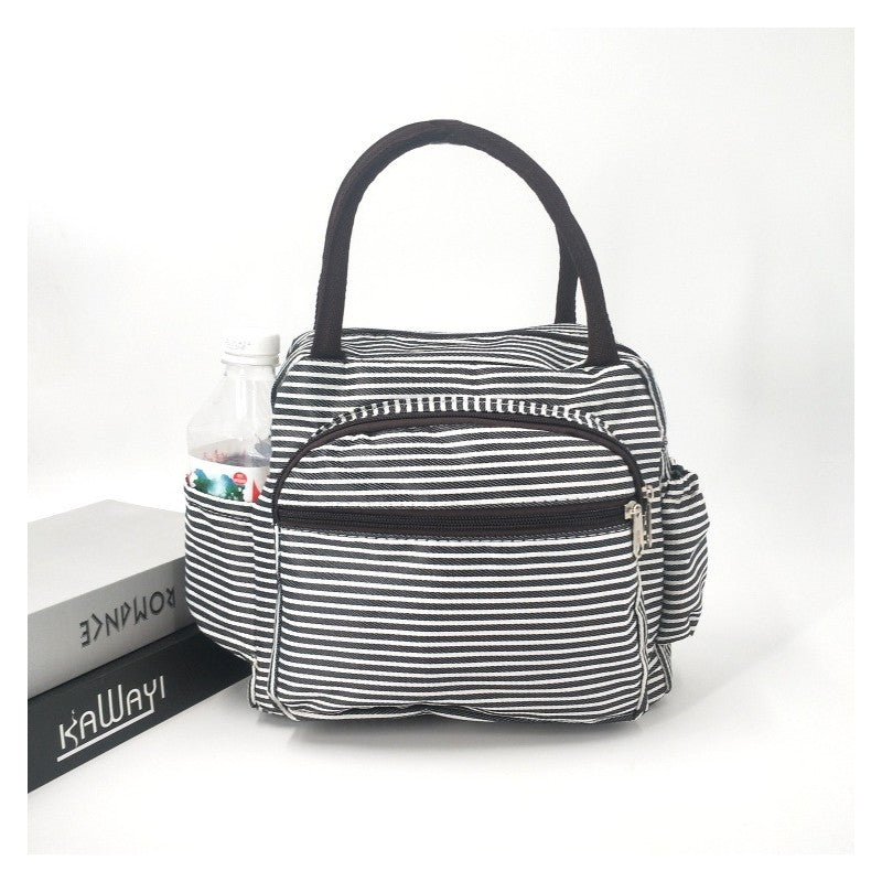 Pink Rabbit Polka Dot Striped Paige Lily Elephant Bento Bag Lunch Box Bag