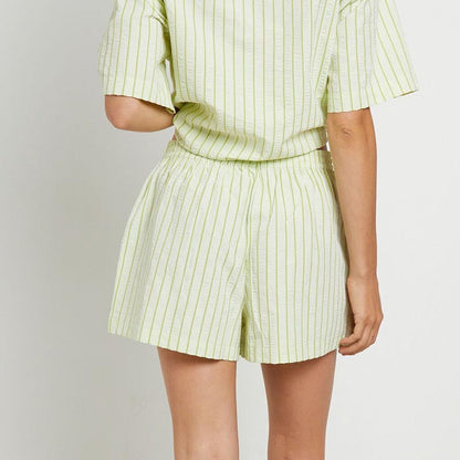 Striped Casual Simple Wide Leg Shorts