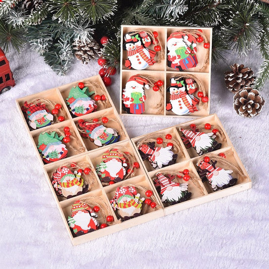 Christmas Wooden Candle Decorations