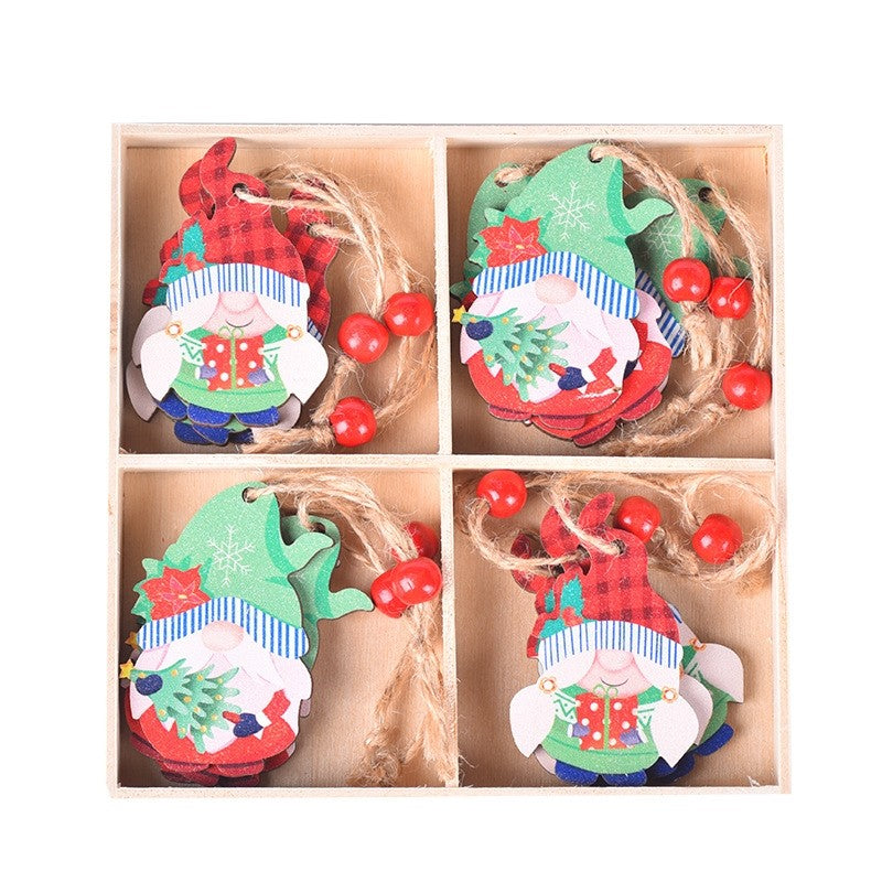 Christmas Wooden Candle Decorations