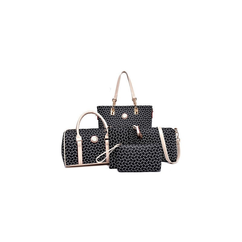 6-Piece Printed Crossbody Handbag Set