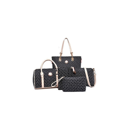6-Piece Printed Crossbody Handbag Set