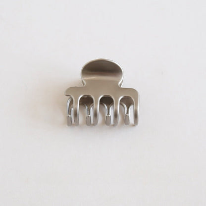Trendy Solid Color Medi-Sized Metal Hair Claw