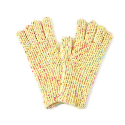 Colorful Mini Ball Sweet Knit Gloves