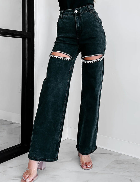 Light Blue Ripped Jeans