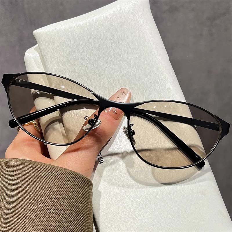 Vintage Metal Cat Eye UV Protection Sunglasses