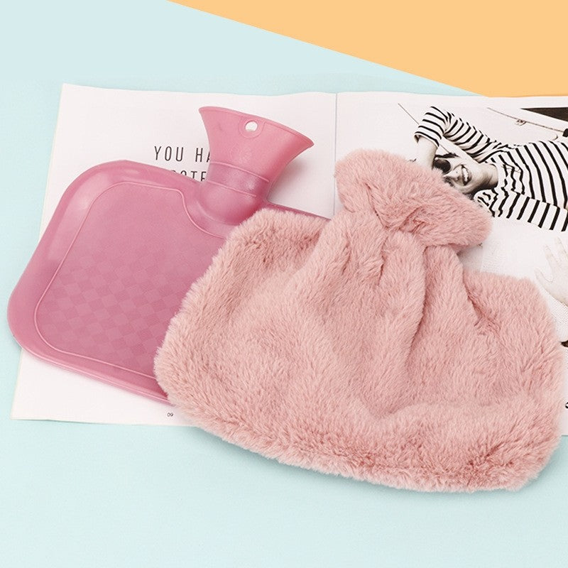 Detachable Plush Cover Infusing Water PVC Hot Water Bag