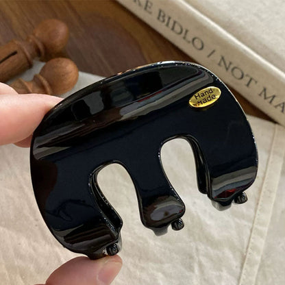 Simple Solid Color Small Hair Claw