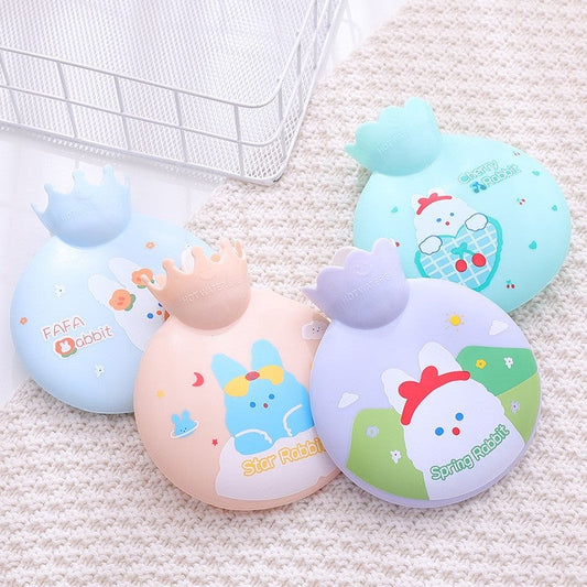 Portable Thickened Cartoon Printed Hot Water Bag