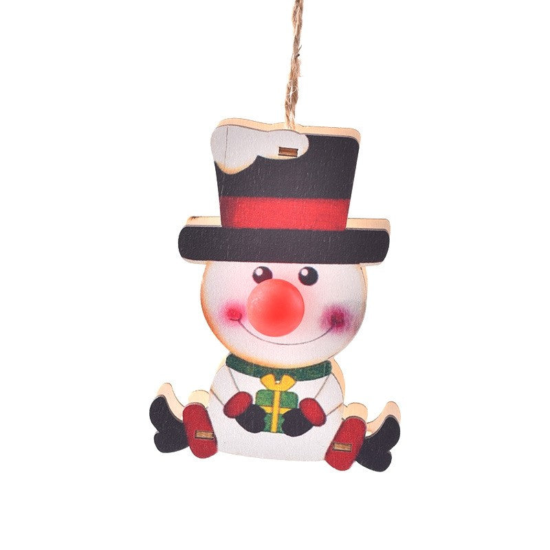 Christmas Wooden Candle Decorations