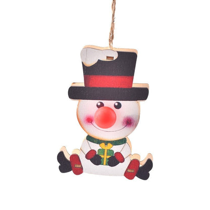 Christmas Wooden Candle Decorations