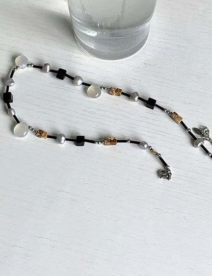 Handmade Beaded Tears Drops Choker Necklace