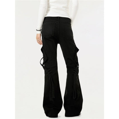 Dark Vintage Micro Baggy Cargo Pants