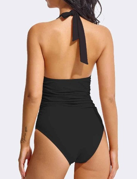 Halter String One Piece Backless Swimwear