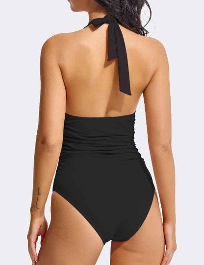 Halter String One Piece Backless Swimwear