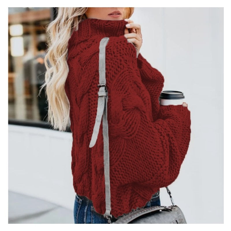 Loose Colorful Stripe Sweater