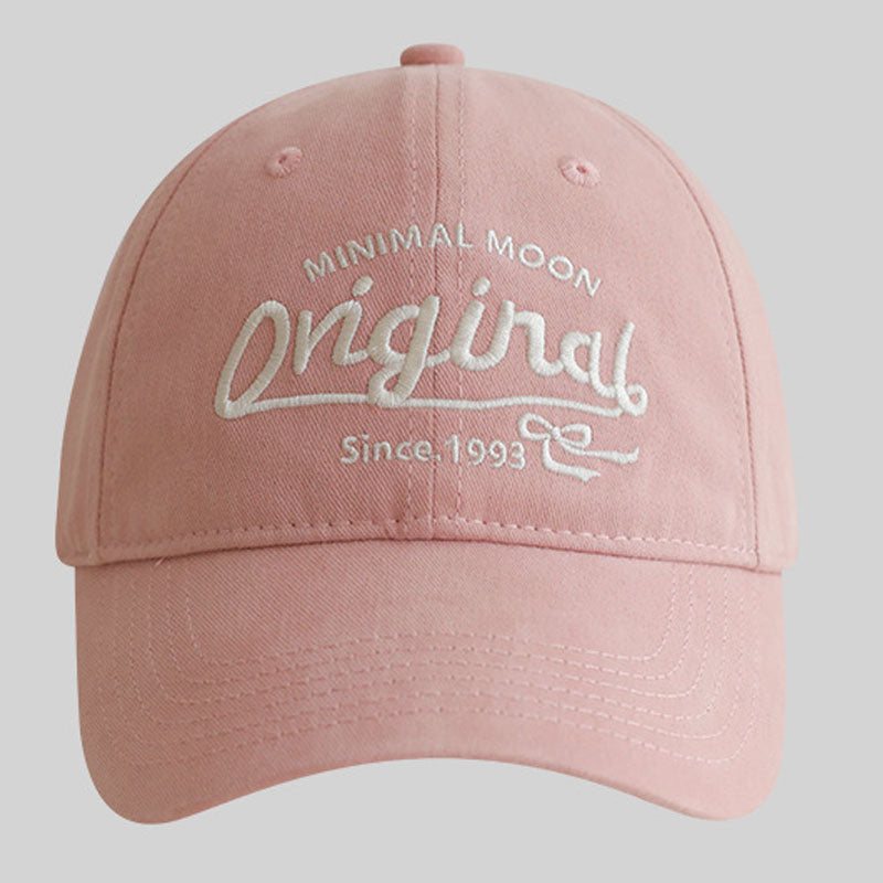 Cute Letter Embroidered Versatile Baseball Cap