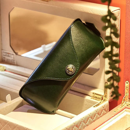 Minimalist Portable Leather Glasses Case