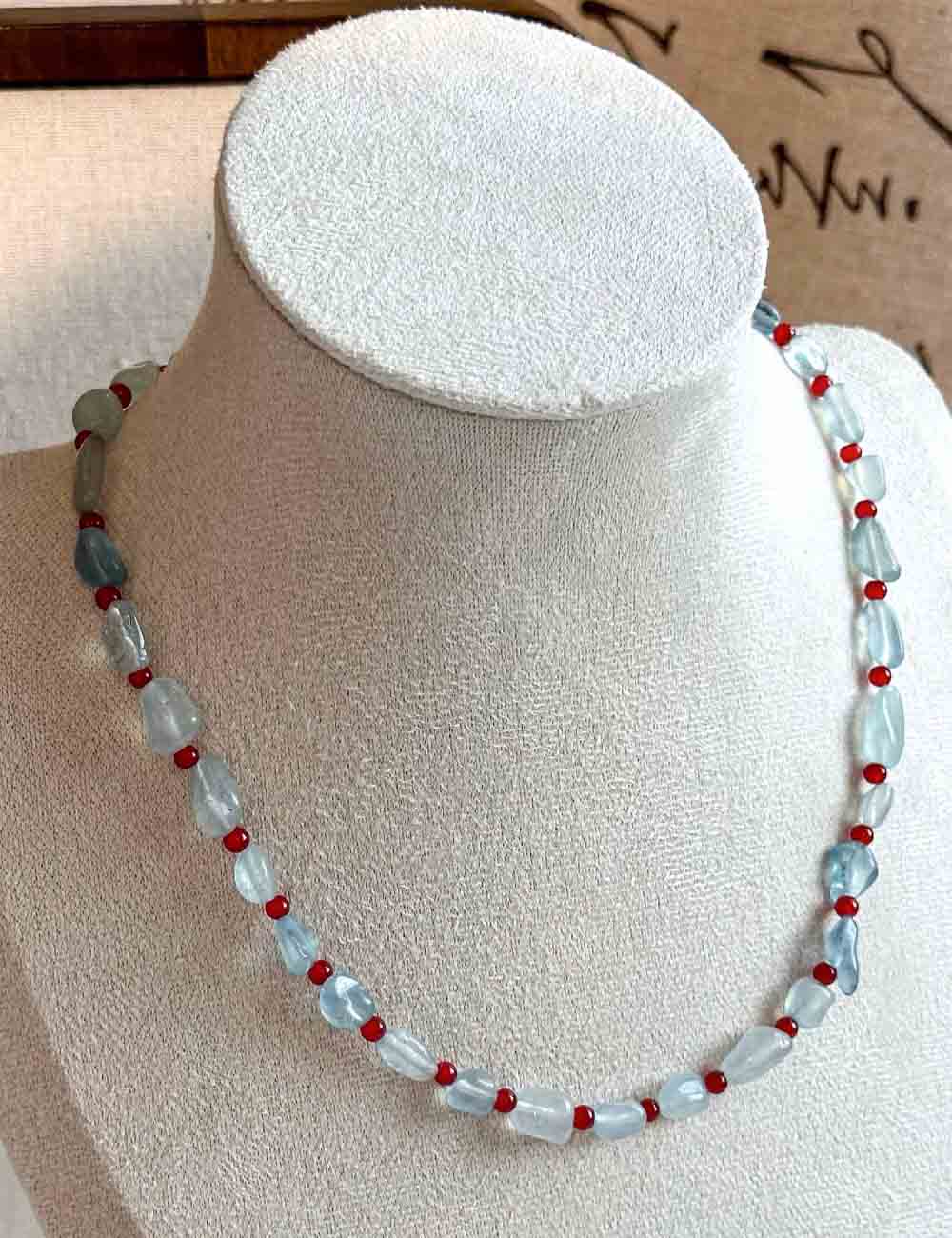 Aquamarine Handcrafted Beaded Jewelry