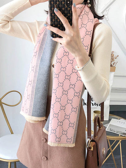 Stylish Split-Joint Warm Shawl&Scarf