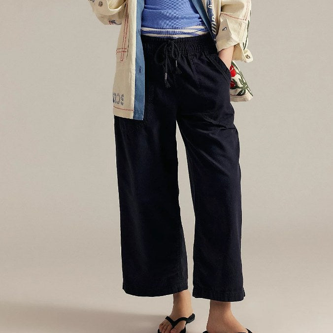 Loose Midi Rise Waist Straight Jeans