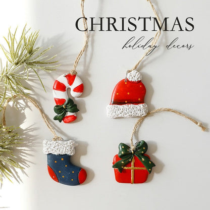 Christmas Wooden Candle Decorations
