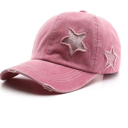 Simple Washed Solid Color Baseball Cap