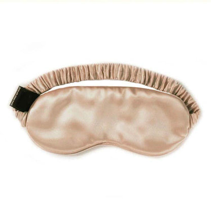 Solid Color Silk Eye Mask With Elastic Band