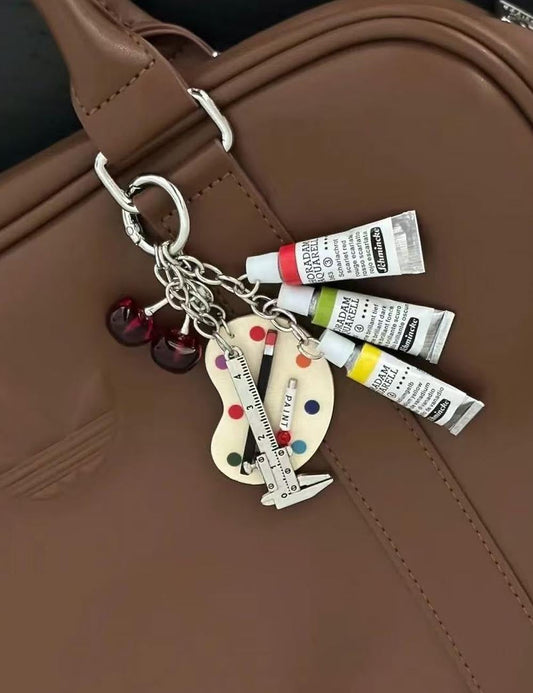 Creative Handmade Color Palette Bag Charms