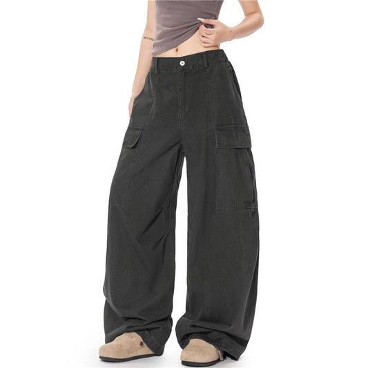 Loose Wide Leg Cargo Pants