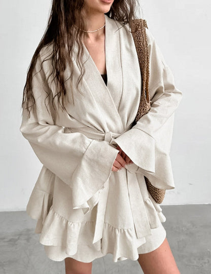 Flounce Simple Loose Homewear Sets