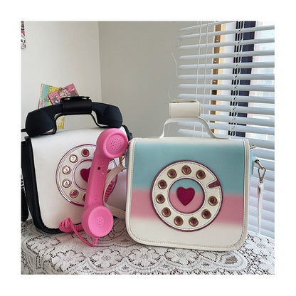 Creative Telephone Design Handle Bag
