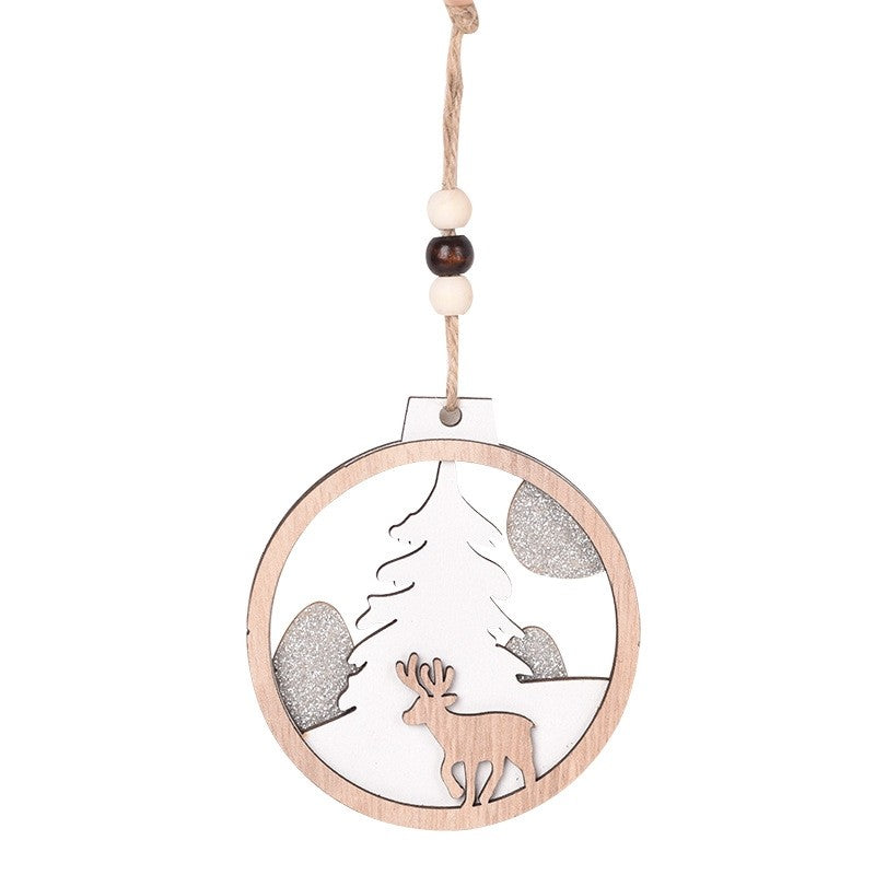 Christmas Wooden Candle Decorations