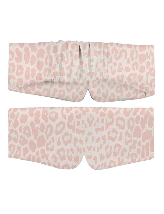Cozy Satin Animal Print Sleep Mask