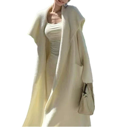 Mid-Long Knit Cardigan