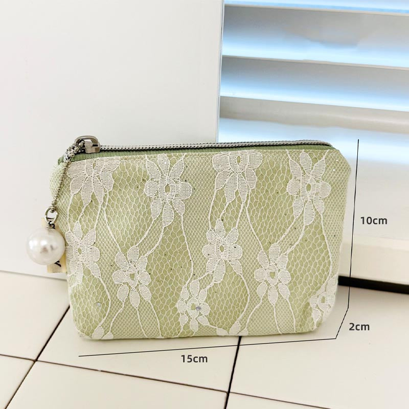 Cute Lace Bow Knot Makeup Bag