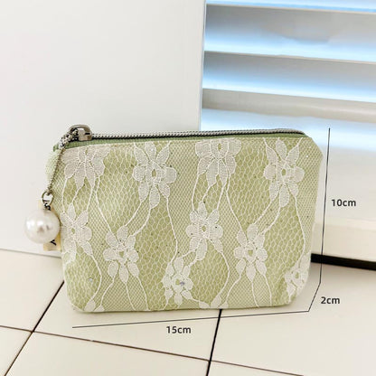 Cute Lace Bow Knot Makeup Bag