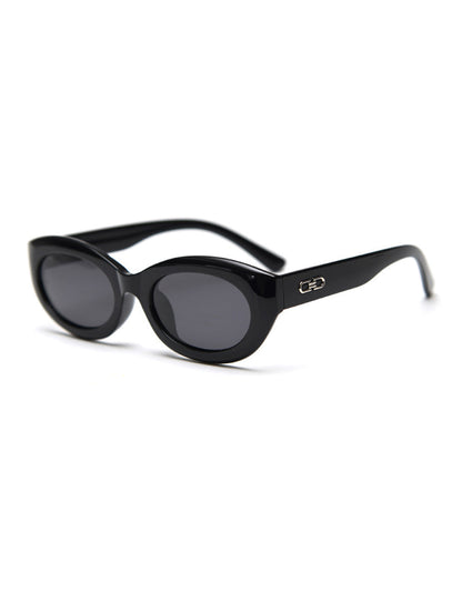 Vintage Cat Eye Polarized Small Frame Sunglasses