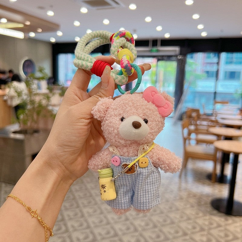 Cute Plush Teddy Bear Keychain