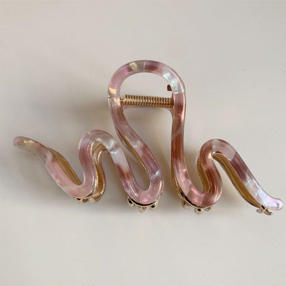 Irregular Wave Large Nonslip Hair Clips