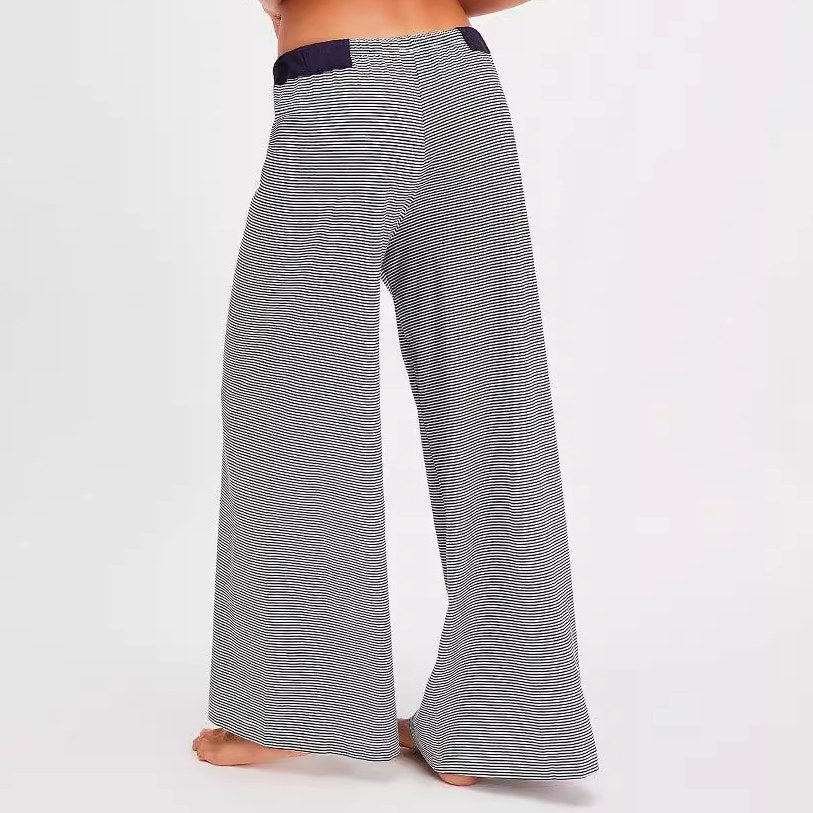 Loose Casual Drawstring Straight Pants