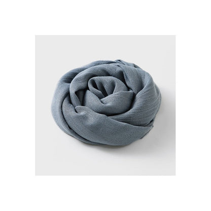 Solid Color Cotton And Linen Summer Thin Scarf