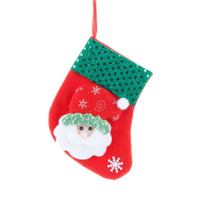 Christmas Socks Gift Bag Small Christmas Socks Pendant Christmas Tree Pendant
