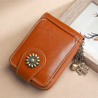 Vintage Mini Leather Card Cases Wallets