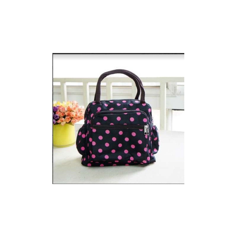 Pink Rabbit Polka Dot Striped Paige Lily Elephant Bento Bag Lunch Box Bag