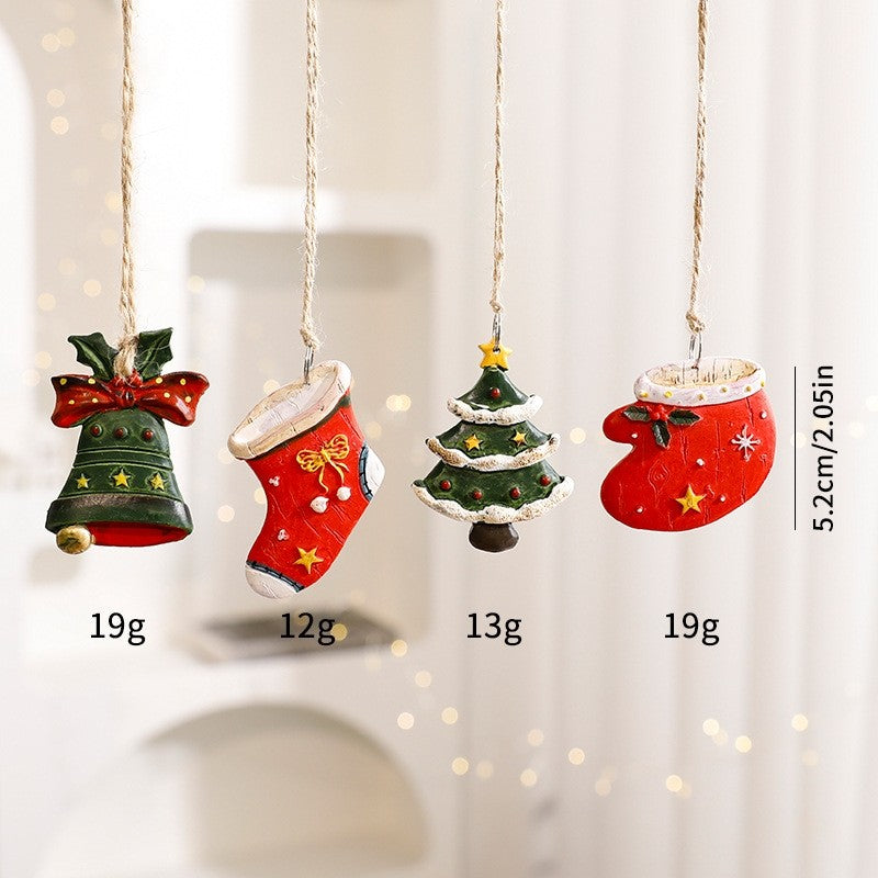 Christmas Wooden Candle Decorations